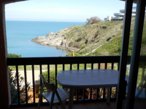 Appartement vue mer Port Vendres Collioure direct crique wifi